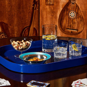 Plateau en laque exquis en gros, finition brillante, plateau décoratif laqué pour table basse, coiffeuse et espace de vie - Product Image 6