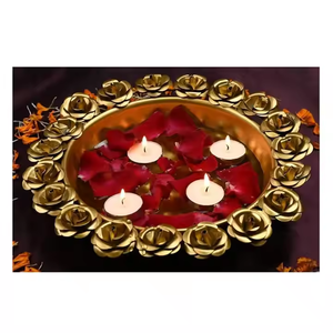 Bols Urli de haute qualité en fer rond martelé, avec motif de feuille. Idéal pour Home & Party Table Decor. Meilleurs prix Offre Spéciale 2025 - Product Image 4