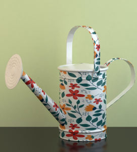 Bidon d'eau ronde en fer autocollant de couleur assortie émail métal pour plantes pépinière jardin Compost serre arroseur arrosoirs - Product Image 3