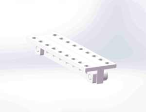 3103 Series L-Beam (8 agujeros, 64mm de longitud) Robot FTC PRIMER robot STEM robot - Product Image 4