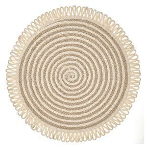 Set de table en macramé moderne, ajoutant une touche d'intérêt visuel, de chaleur naturelle et d'ambiance cosy aux espaces de repas quotidiens. - Product Image 6