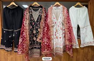 Vestido de fiesta de noche Formal de estilo pakistaní para mujer de calidad superior elegante traje largo de Surat India ropa al por mayor niñas - Product Image 4