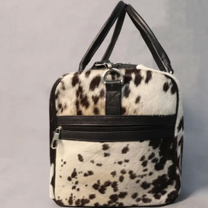 Nw Genuine Cow Hide Leather High Quality Daily Use Cow Hair One Leather Backpack Books Bag - Product Image 4