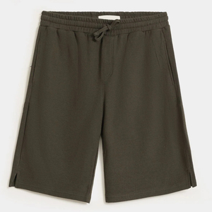 Haute qualité hommes décontracté été Shorts confortable taille élastique Bermudas respirant toile tricoté en gros vêtements de rue - Product Image 3