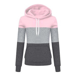 Sweat à capuche en tissu 100% Polyester de haute qualité pour femme, vêtement de rue à prix abordable, personnalisé, grande taille - Product Image 1