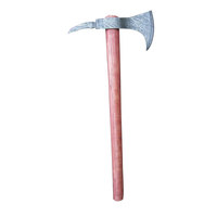 Hache traditionnelle en acier de Damas, tête en acier à motif artisanal avec manche en bois massif, hache en acier de Damas de qualité supérieure