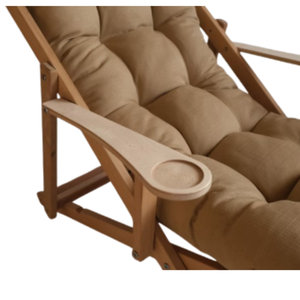 Selling Garden <b>Chairs</b> Made Of <b>Teak</b> Wood With Soft Foam Seats And Backrests And Fine Fabric - Product Image 3