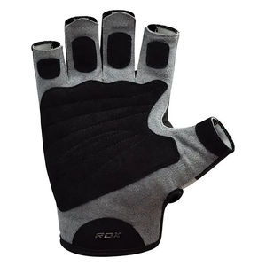 Gants de fitness légers en cuir de qualité supérieure, demi-doigts, antidérapants, avec sangle de poignet réglable, nouveau style, poignet long pour la musculation - Product Image 3