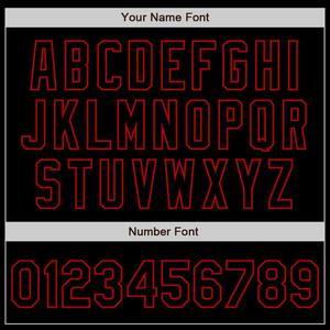 Bomber personnalisé noir rouge Varsity Letterman veste à glissière coupe-vent Streetwear veste universitaire vintage pour hommes - Product Image 3