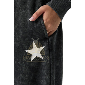 Custom Silk <b>Screen</b> Printing Hot Fashion French Terry 2 Pieces Set Customize Oversize Vintage Sweatsuit Women Acid <b>Wash</b> Tracksuit - Product Image 4