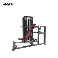 Machine de musculation pectorale multi-angles BN, réglable, avec pile de poids à broches, pour studio de fitness commercial