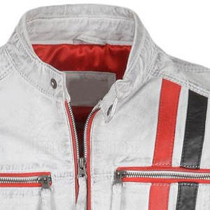 Hecho en Pakistán Último diseño Chaqueta de cuero para motocicleta Chaquetas de cuero de manga larga para motocicleta - Product Image 4