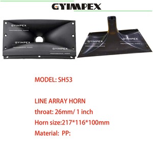 Diffuseur de son pour haut-parleur 217*116*100mm, Gorge de diffuseur, Cornets de dispersion des aigus pour Line Array, Guide d'ondes 1'' pour Line Array - Product Image 2