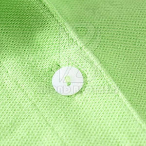 100% coton pour hommes pour Polo T-Shirt confortable à séchage rapide à manches courtes avec motif solide en tissu tricoté - Product Image 4