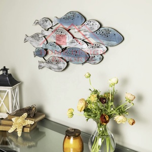 Most Popular Fish Wall Art <b>for</b> Dining Room Top Quality Metal Fish Wall Art <b>for</b> Living Room/New Swimming Fishes Wall Art <b>for</b> <b>Sale</b> - Product Image 4