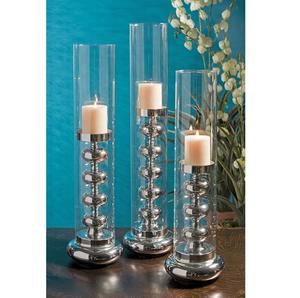 Silver Metal and <b>Glass</b> <b>Hurricanes</b> Pillar Candle Holder for Wedding Event Party Tabletop Decor Centerpiece <b>Hurricanes</b> - Product Image 6