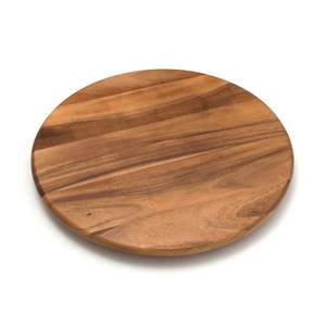 Vente en gros de plat et assiette ronds en bois pour servir des collations, des amuse-gueules, des noix, de l'ensemble de plateaux en bois d'acacia - Product Image 3