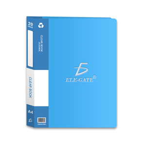 ซองใส่เอกสาร/แฟ้มพลาสติกสี ขนาด A4 พิมพ์โลโก้ได้ วัสดุ PP สำหรับสำนักงาน พร้อมแผ่นป้ายชื่อและลวดลาย - Product Image 5