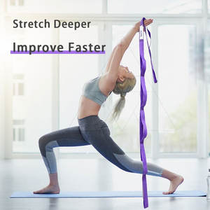 Sangles de yoga d'entraînement de haute qualité fabriquées au Pakistan Sangles de yoga Fabrication en usine Sangles de yoga - Product Image 5