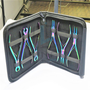 ชุดคีมสำหรับดูแลความงามของเส้นผมอุปกรณ์ต่อผมแบบผูกด้วยมือหลากสีรุ้งใหม่ล่าสุด - Product Image 6