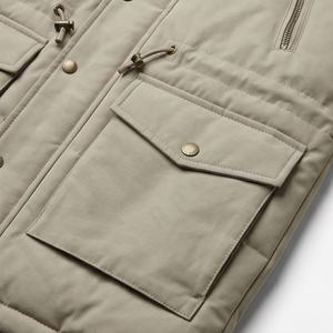 Nouvelle arrivée, parka pour homme à manches longues, veste d'hiver personnalisée en gros, manteau thermique chaud coupe-vent, vêtements d'extérieur tendance - Product Image 5