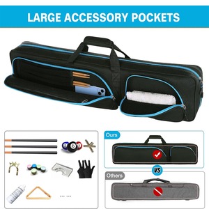 Cue Stick Storage Pouch Holder pour Snooker Hommes et Femmes Snooker Billard Cue Stick Sacs de rangement - Product Image 4