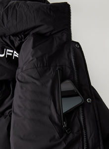 Veste matelassée décontractée d'hiver de haute qualité imperméable et respirante avec fermeture à glissière logo avant pour hommes femmes - Product Image 5