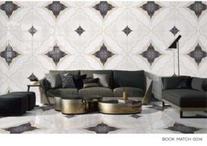 Azulejos de Porcelana Esmaltada Pulida Blanca Elegante de 600x1200, Azulejos de Lujo para Pisos y Paredes, Azulejos de Gran Formato para Residencias y Villas - Product Image 1