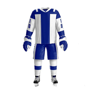 Uniforme de hockey sur glace à séchage rapide personnalisé prix de gros uniforme de maillots de hockey sur glace pour hommes impression par sublimation personnalisée - Product Image 2