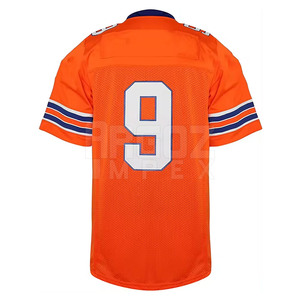 Camiseta de Fútbol Americano de Alta Calidad, Manga Corta, Talla Grande, Secado Rápido, Transpirable, Unisex, Precio al por Mayor - Product Image 2