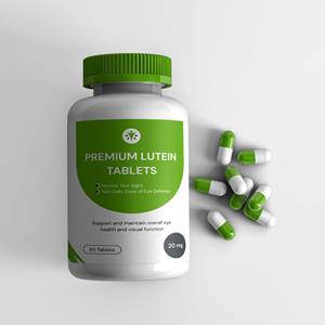 Étiquettes personnalisées Comprimés de lutéine - Product Image 1