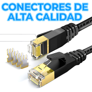 Cavo Ethernet UTP Cat7 Vention da 3m Nero con Guaina in PVC, Cavo Patch FTP da 100m in Rame RJ45 per Reti CAT5 CAT6A - Product Image 3