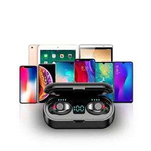 Écouteurs sans fil Premium Wholesale Sower F9-2 Bluetooth 5.0 intra-auriculaires à réduction de bruit pour le sport, la musique et les appels, avec affichage numérique, IPX4 étanche - Product Image 4