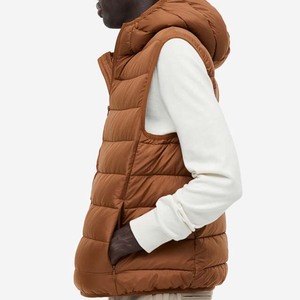 Chaleco Acolchado para Hombre de Lona Transpirable de Alta Calidad, Personalizado, Impermeable, Cortavientos, Informal, Color Personalizado, Venta al Por Mayor - Product Image 6