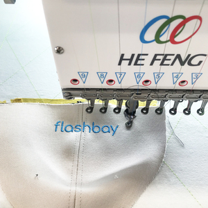 Machine à broder industrielle informatisée à 28 têtes pour broderie 3D en relief sur casquettes et panneaux de chapeaux - Product Image 1
