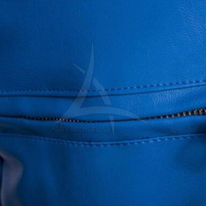 Veste en cuir d'hiver respirante et chaude pour hommes avec col montant et logo avant Matériau en peau de vache Style décontracté Prix - Product Image 5