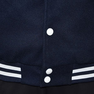 Veste de baseball CUMAX Factory Letterman nouvelle mode veste universitaire d'hiver personnalisée de concepteur de broderie de serviette en cuir de haute qualité - Product Image 3