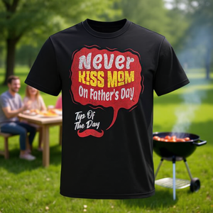 T-shirt con umorismo adulto inadatto: Mai baciare la mamma a San Patrizio - Categoria prodotto: Magliette promozionali - Product Image 3