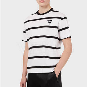 T-shirts pour hommes 100% coton de haute qualité, logo personnalisé, t-shirt unisexe, impression vierge, t-shirts imprimés en polyester et coton pour hommes - Product Image 1