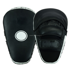 Mitaines de boxe personnalisées OEM en cuir, coussinets de frappe professionnels, fournisseur d'équipement d'entraînement pour salle de sport - Product Image 3