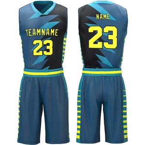 Nuevo Conjunto de camiseta de baloncesto uniforme diseño personalizado equipo camisetas personalizadas pantalones cortos de talla grande transpirable Anti-Uv para hombres y mujeres - Product Image 2