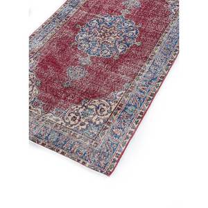 Tapis en laine noué à la main de grande taille, motif médaillon rouge et orange, pour salon, couloir rectangulaire - Pae-2221 - Product Image 2