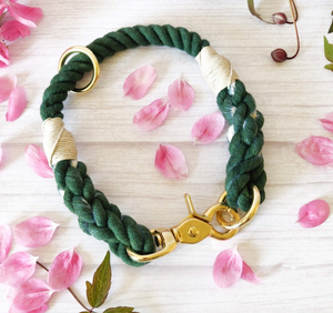 Stone Grey Organic Cotton Rope Dog <b>Leash</b> <b>Pet</b> Supplies Accessory Customized Colored Cotton Rope Handmade Dog <b>Leash</b> <b>Pet</b> <b>Leash</b> Set - Product Image 1