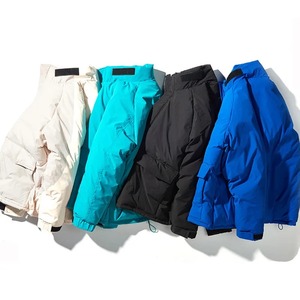 Abrigo de invierno brillante a la moda en color azul cielo Chaqueta acolchada para hombre chaqueta acolchada personalizada Nueva alta calidad - Product Image 6