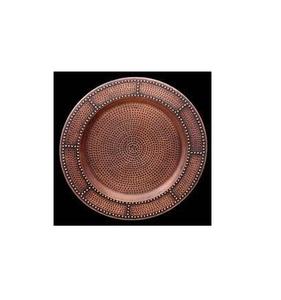 Plaque de chargeur en cuivre taille personnalisée look moderne 100% plaque de chargeur en cuivre véritable meilleure conception plaque de chargeur en cuivre - Product Image 4