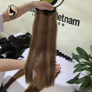 Nouveau Design Cuticules Alignés Premières Extensions De Cheveux Droite Piano Couleur Cheveux Clip Dans Les Extensions 100% de Cheveux Humains - Product Image 3