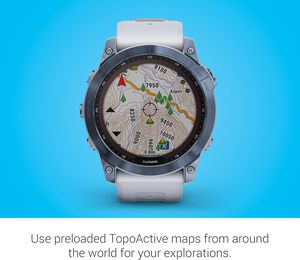 Fenix 7X zaffiro solare, Smartwatch avventura, w/capacità di ricarica solare, robusto orologio GPS all'aperto, Touchscreen - Product Image 5
