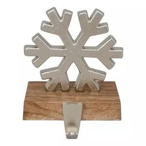 Deluxe Premium Metal <b>Christmas</b> Stocking Holder <b>Tree</b> <b>Stand</b> for Fireplace Mantel Holiday Decorative Hanging Display Decor - Product Image 1