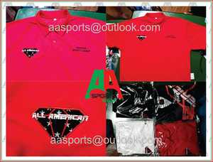 Jersey spandex en coton brodé sur mesure pour hommes T-shirt tricoté décontracté à manches longues de style rétro Logo imprimé Dip Dye-Real Photos - Product Image 4