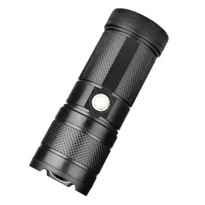 High lumen Powerful Zoomable self defensive flashlight torches led power flashlight rechargeable for outdoor working